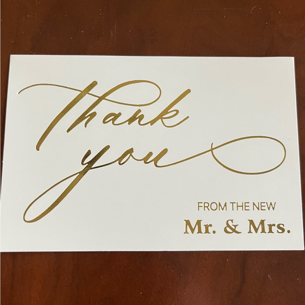 16 Thank You Note Cards
